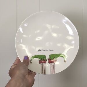 Rae Dunn Elf Appetizer Plate Christmas Cheer